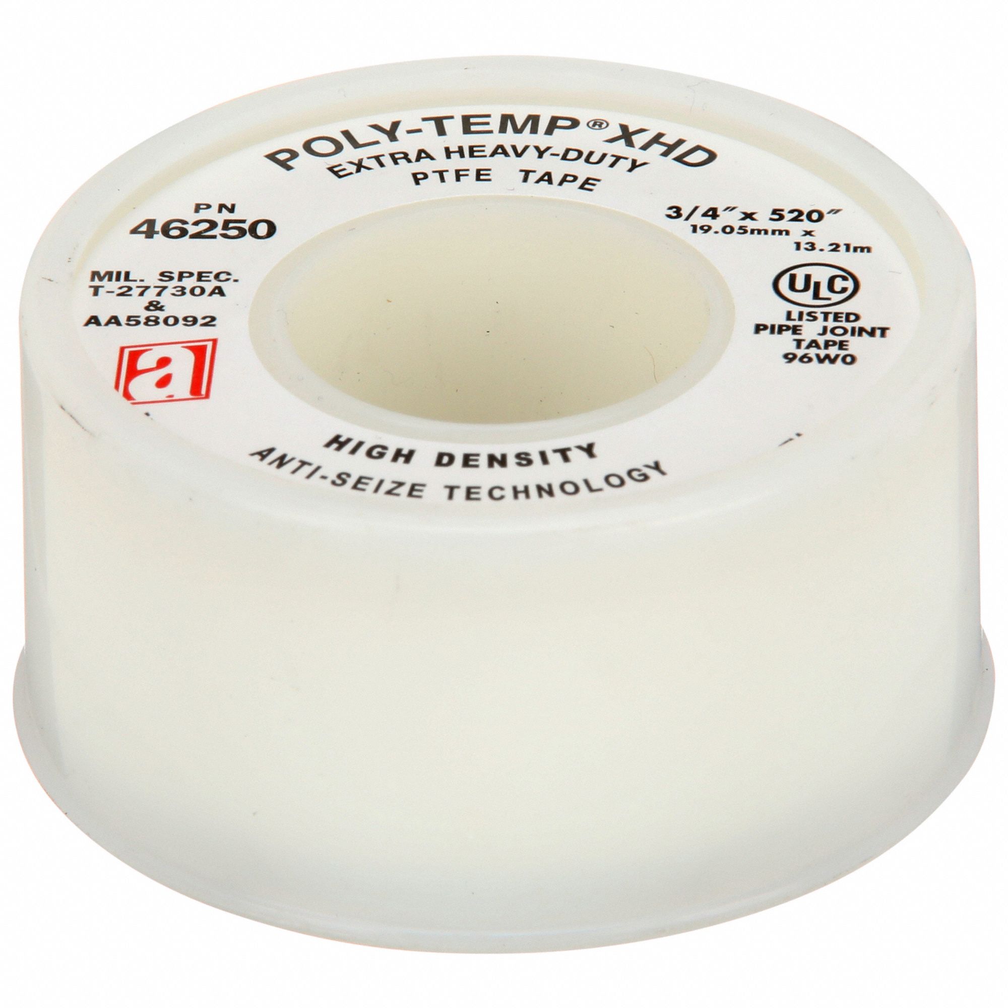 ANTISEIZE TECH., POLYTEMP® XHD, Extra HD, Thread Sealant Tape 3PDL4