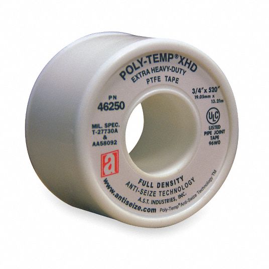 ANTISEIZE TECH., POLYTEMP® XHD, Extra HD, Thread Sealant Tape 3PDL4