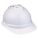 SLOTTED CAP, CSA Z94.1-2015, TYPE 1, CLASS E, PE, 4-PT FAS-TRAC III RATCHET, FRONT BRIM, WHT