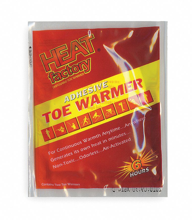 Toe Warmer 2-3/4 In x 3-1/2 In PR PK2
