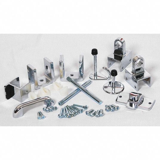 ASI GLOBAL, Zinc, Bright, Outswing Door Kit 3PEL8408512004 Grainger