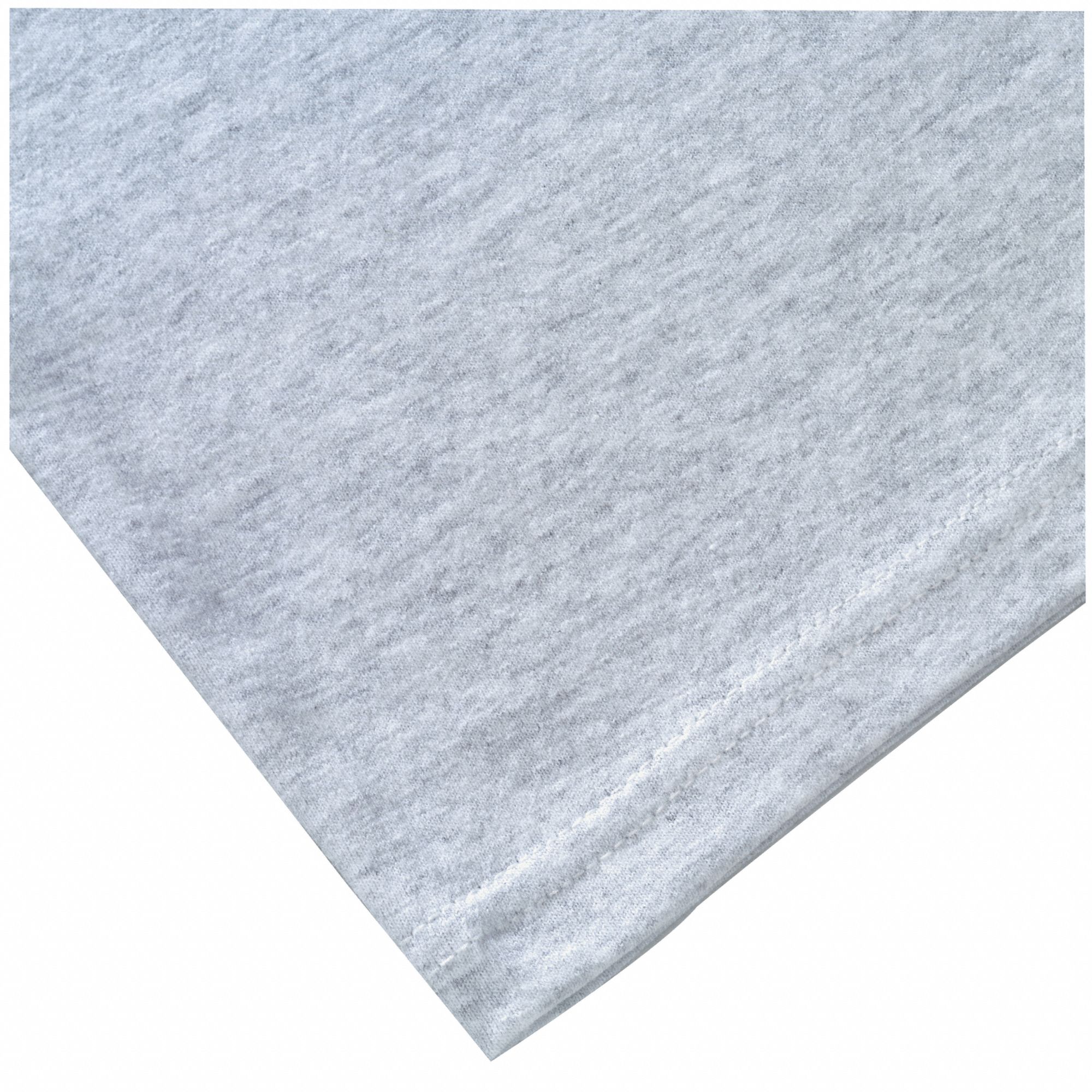 T-Shirt: Men's, 3XL, Gray, Tall, T-Shirt, Short Sleeve, Cotton, 1 Pockets, Loose Fit