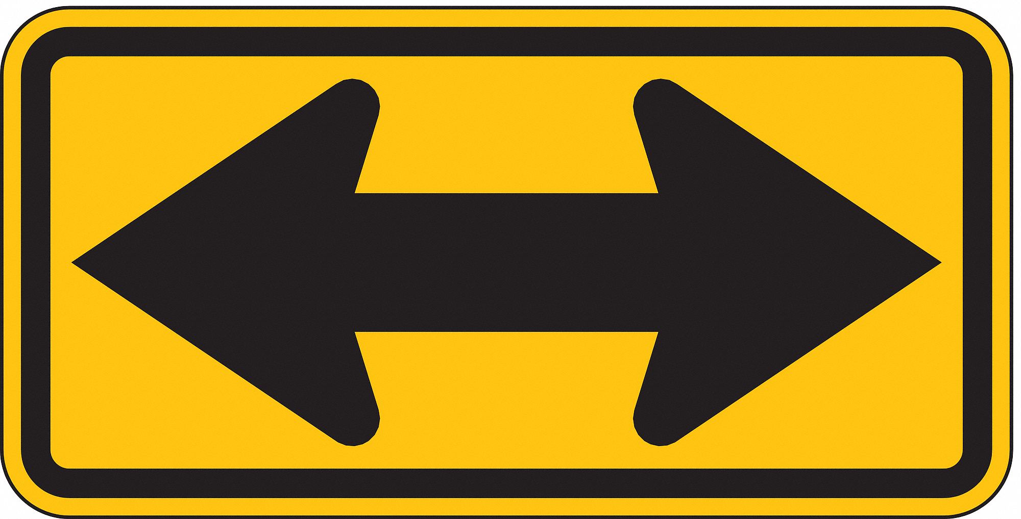 lyle-double-arrow-traffic-sign-mutcd-code-w1-7-12-in-x-24-in-3plw1