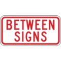 Between Signs Supplemental Signs