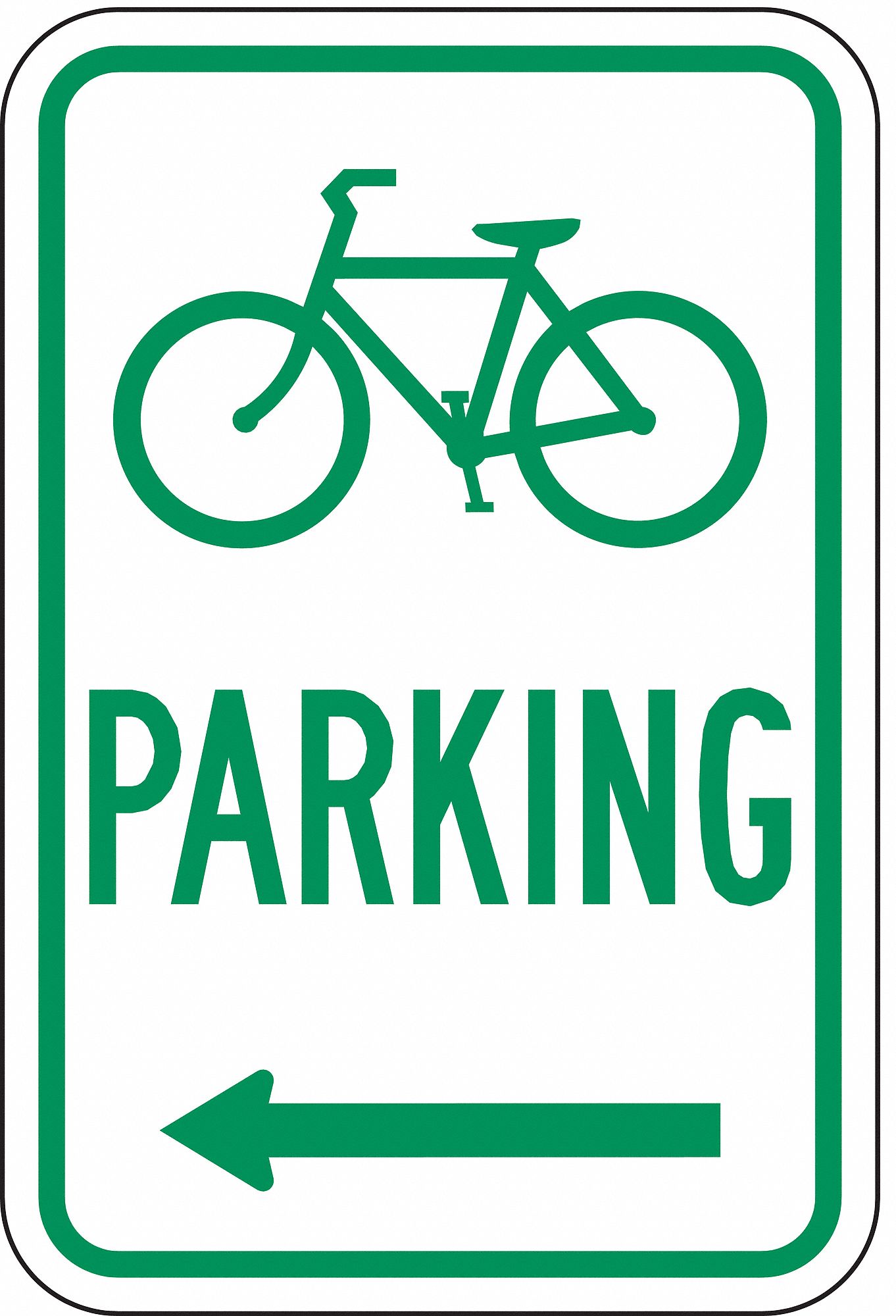 Bicycle Parking Sign, 18" x 12"