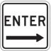 Enter Signs (With Right Arrow)