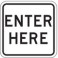 Enter Signs For Parking Lots