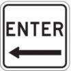 Enter Signs (With Left Arrow)