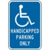 Handicapped Parking Only Signs