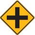 Cross Road Intersection Signs