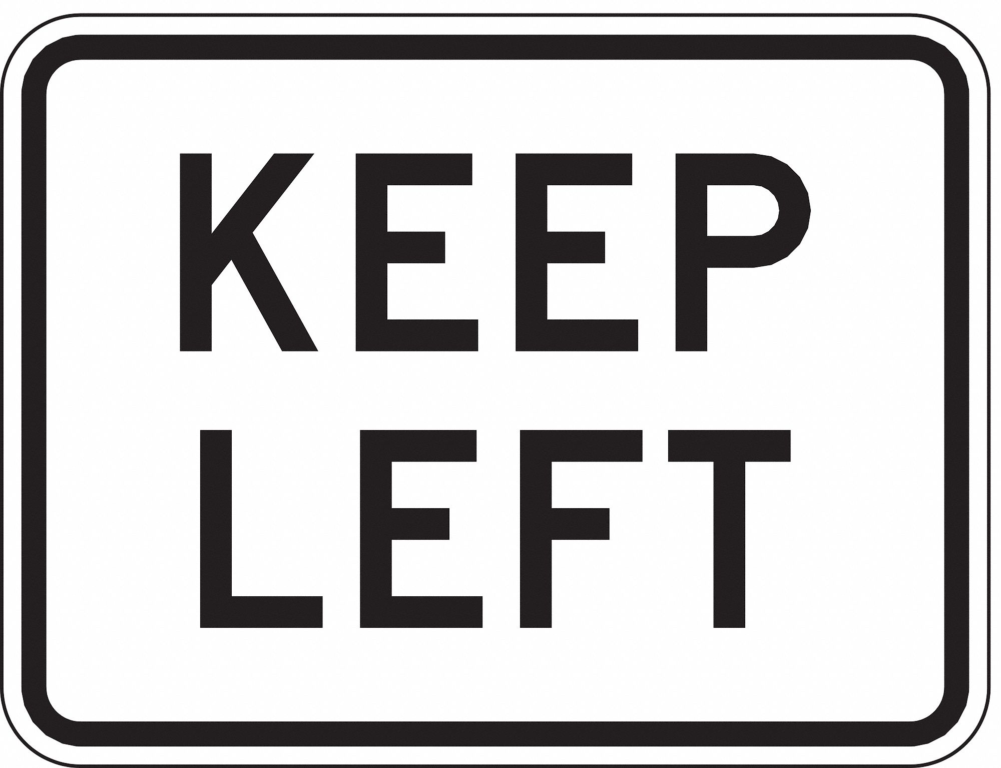 Traffic Sign: 18 in x 24 in Nominal Sign Size, Aluminum, 0.080 in, R4-8P MUTCD