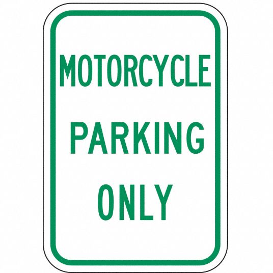 Parking Sign, MUTCD Code P-3 - Grainger