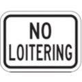 No Loitering Signs