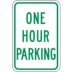 One Hour Parking Signs