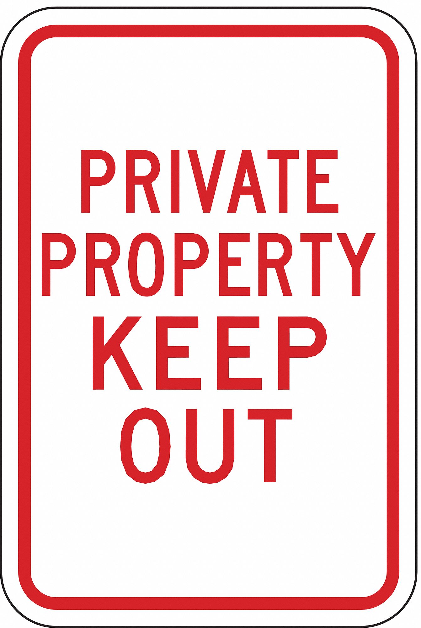 Traffic Sign: Aluminum, Mounting Holes Sign Mounting, 18 in Nominal Sign Size, 0.063 in Thick