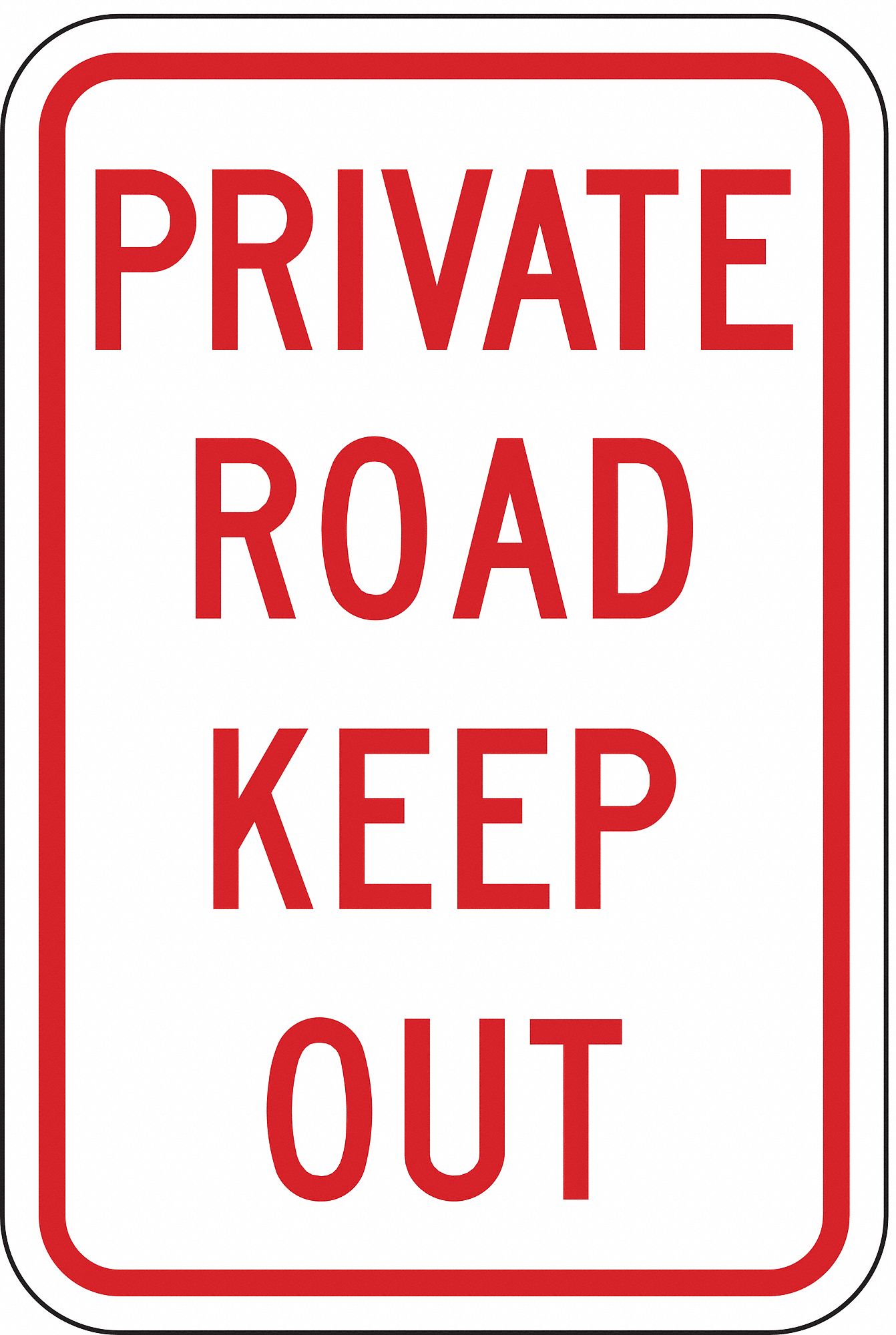 Traffic Sign: 18 in x 12 in Nominal Sign Size, Aluminum, 0.063 in, High Intensity Prismatic
