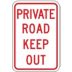 Private Road Keep Out Signs