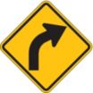 Right Curve Ahead Signs