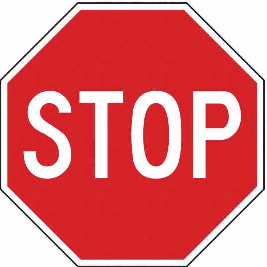 Stop Sign, MUTCD Code R1-1 - Grainger