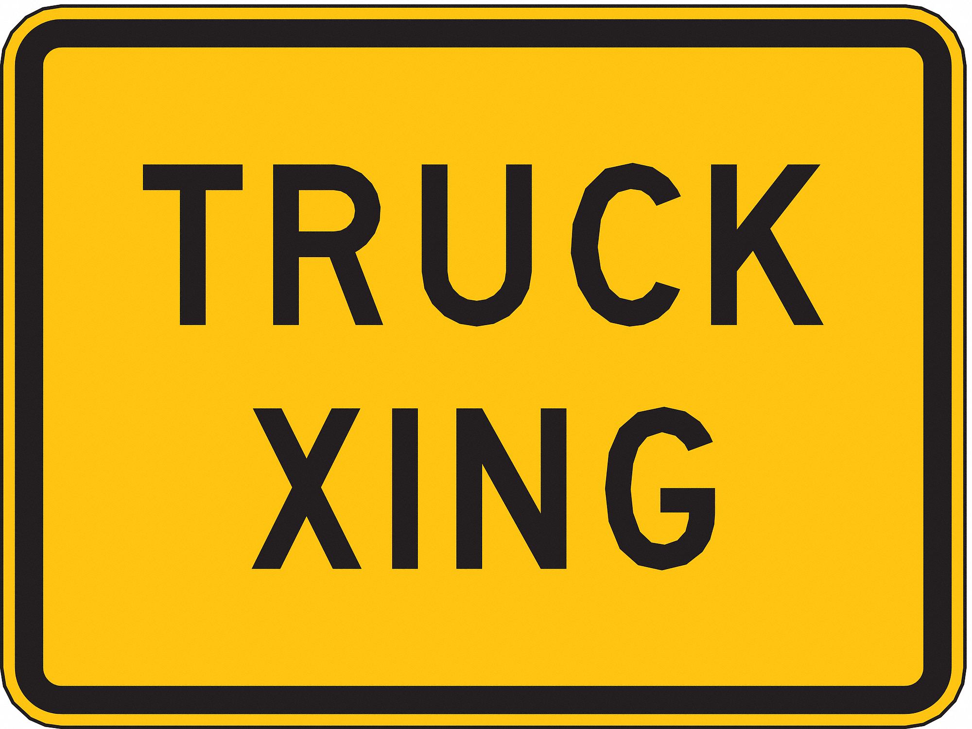 Traffic Sign: 18 in x 24 in Nominal Sign Size, Aluminum, 0.080 in, W11-10P MUTCD