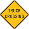 Truck Crossing Signs