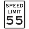 Speed Limit 55 Signs