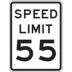 Speed Limit 55 Signs