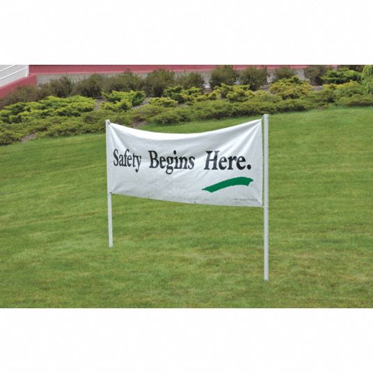 DESIGNOVATIONS INC. Banner Post Kit, UChannel, 6 ft x 2 in x 1 in