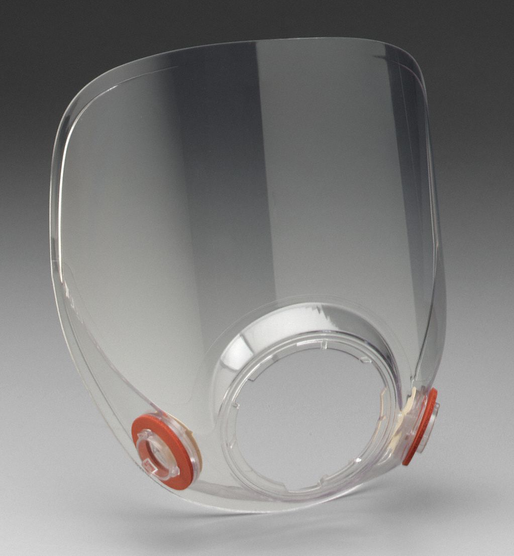 LENS ASSEMBLY, POLYCARBONATE, CLEAR, NIOSH, FOR 6000 SERIES FULL-FACE RESPIRATOR