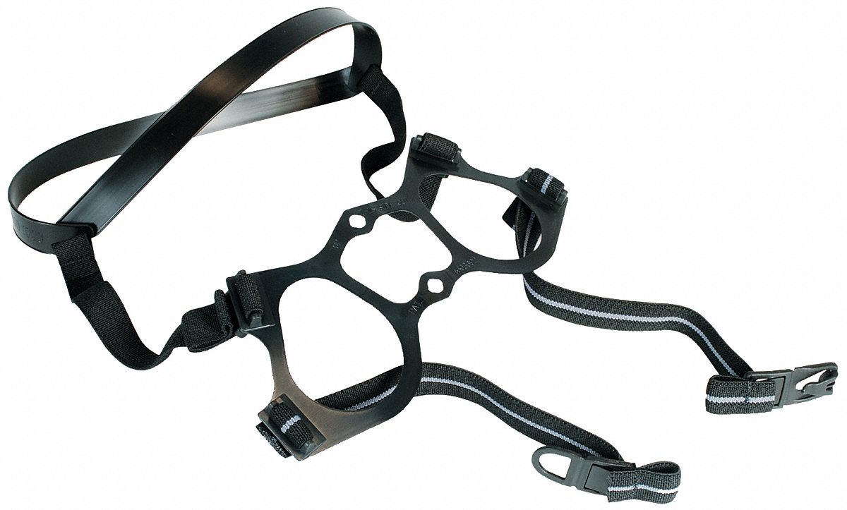 CRADLE SUSPENSION ASSEMBLY, BLACK, APR, FOR USE WITH 5500/7700 HALF-MASK RESPIRATORS