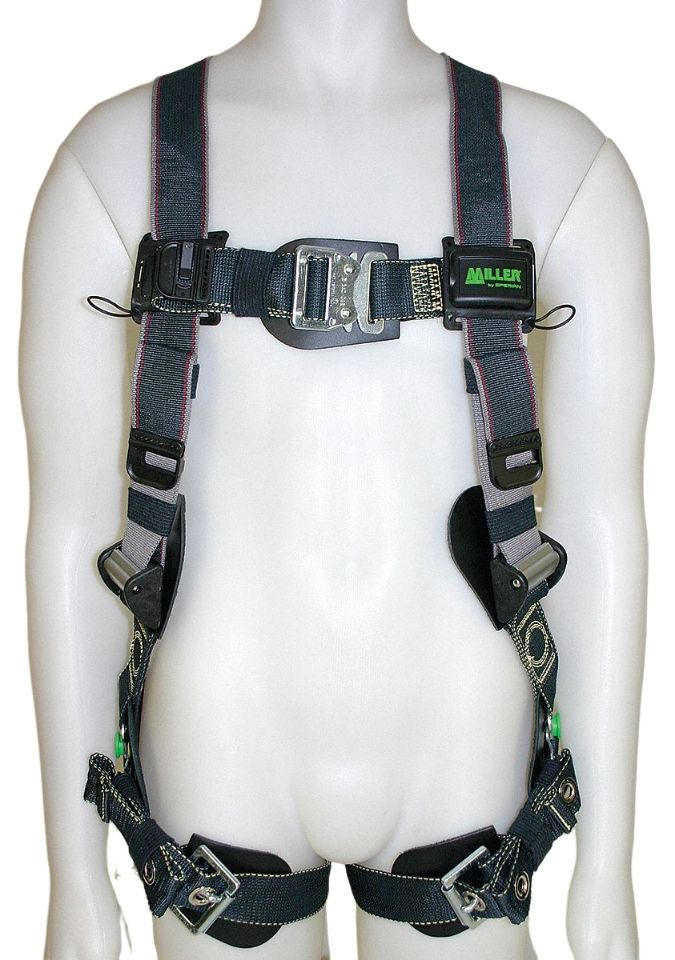 Full Body Harness: Arc Flash, Positioning, Vest Harness, Quick-Connect / Tongue, Cam, L/XL