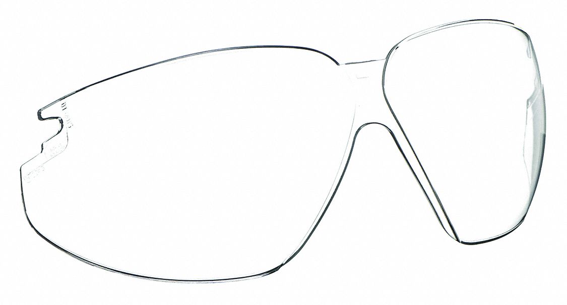 Replacement Lens: Clear, Scratch-Resistant, Compatible with Genesis® XC Series