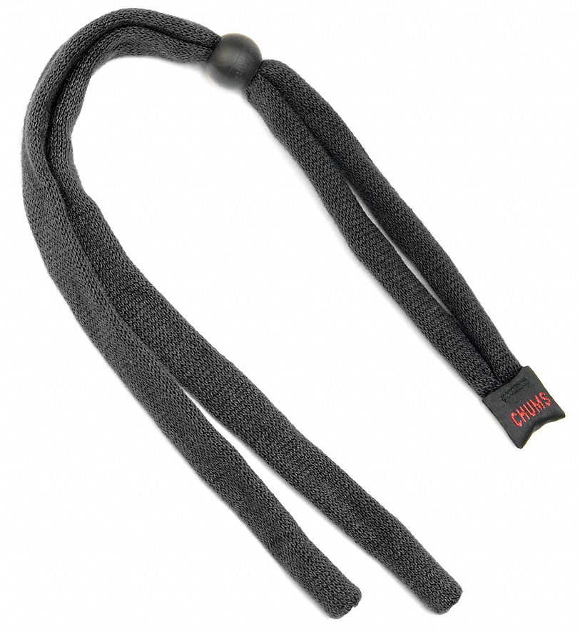 Black, 28 in Lg, Eyewear Retainer 738G8112115100 Grainger