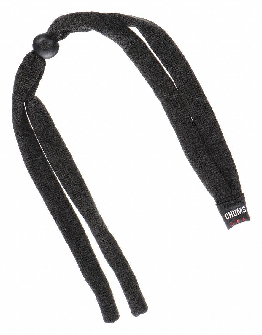 Black, 14 1/2 in Lg, Eyewear Retainer 3PTG712115100 Grainger