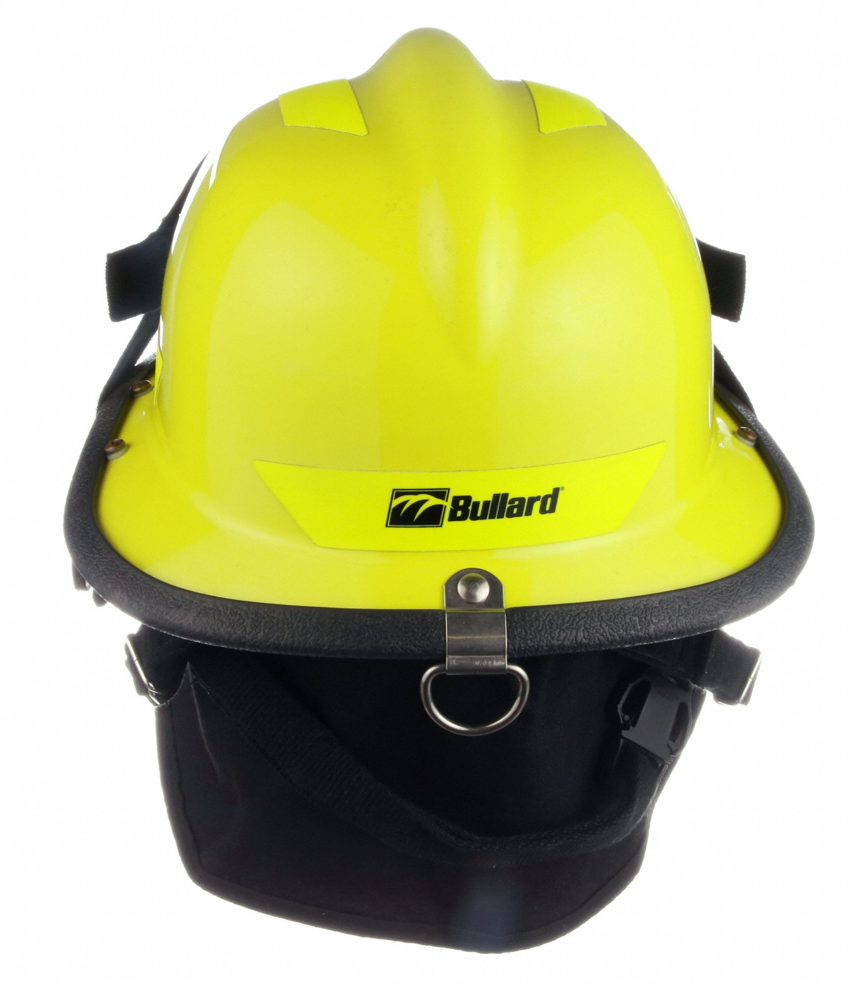BULLARD White Fire and Rescue Helmet, Shell Material Thermoplastic, 4