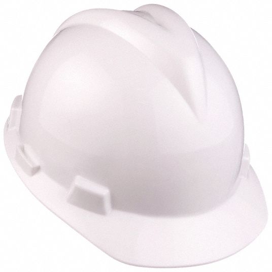 White, No Graphics, Hard Hat - 3PUL6|477482 - Grainger