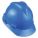 SLOTTED CAP, CSA, TYPE 1, CLASS E, PE, 4-PT FAS-TRAC III RATCHET, FRONT BRIM, BLUE