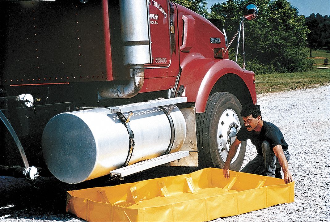 SNAP WALL CONTAINMENT BERM, 4 X 8 FT, 159 GALLON CAPACITY, YELLOW