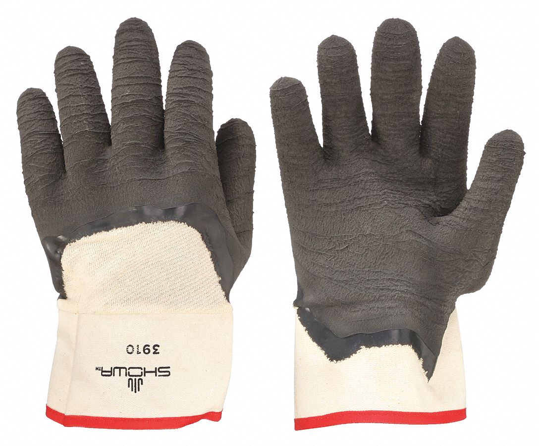Coated Gloves, Gray,