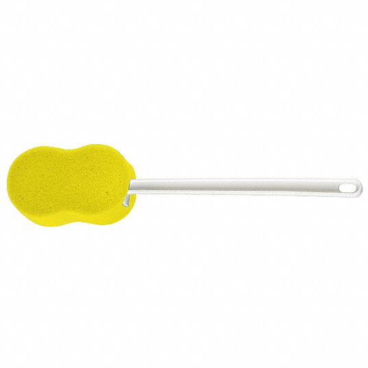 DQE Decon Shower Sponge, 3 x 5 in, For Use With Decon Showers, HDPE