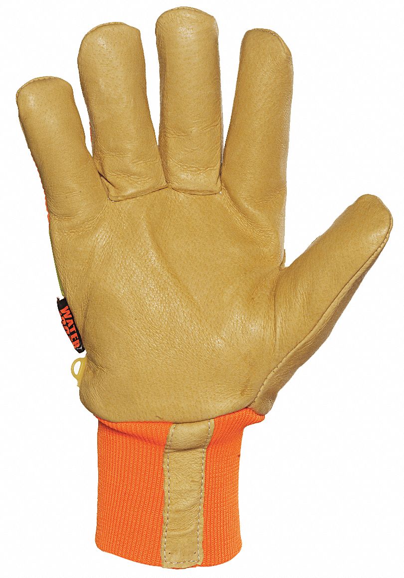 Leather Gloves, Knit