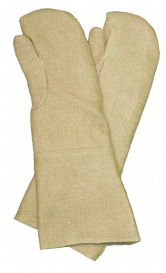 Knit Gloves: Universal, Mitt Hand Protection, Rough, Vermiculite, Full, ZetexPlus, 1 PR