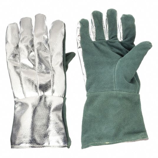 Aluminized gloves hot sale