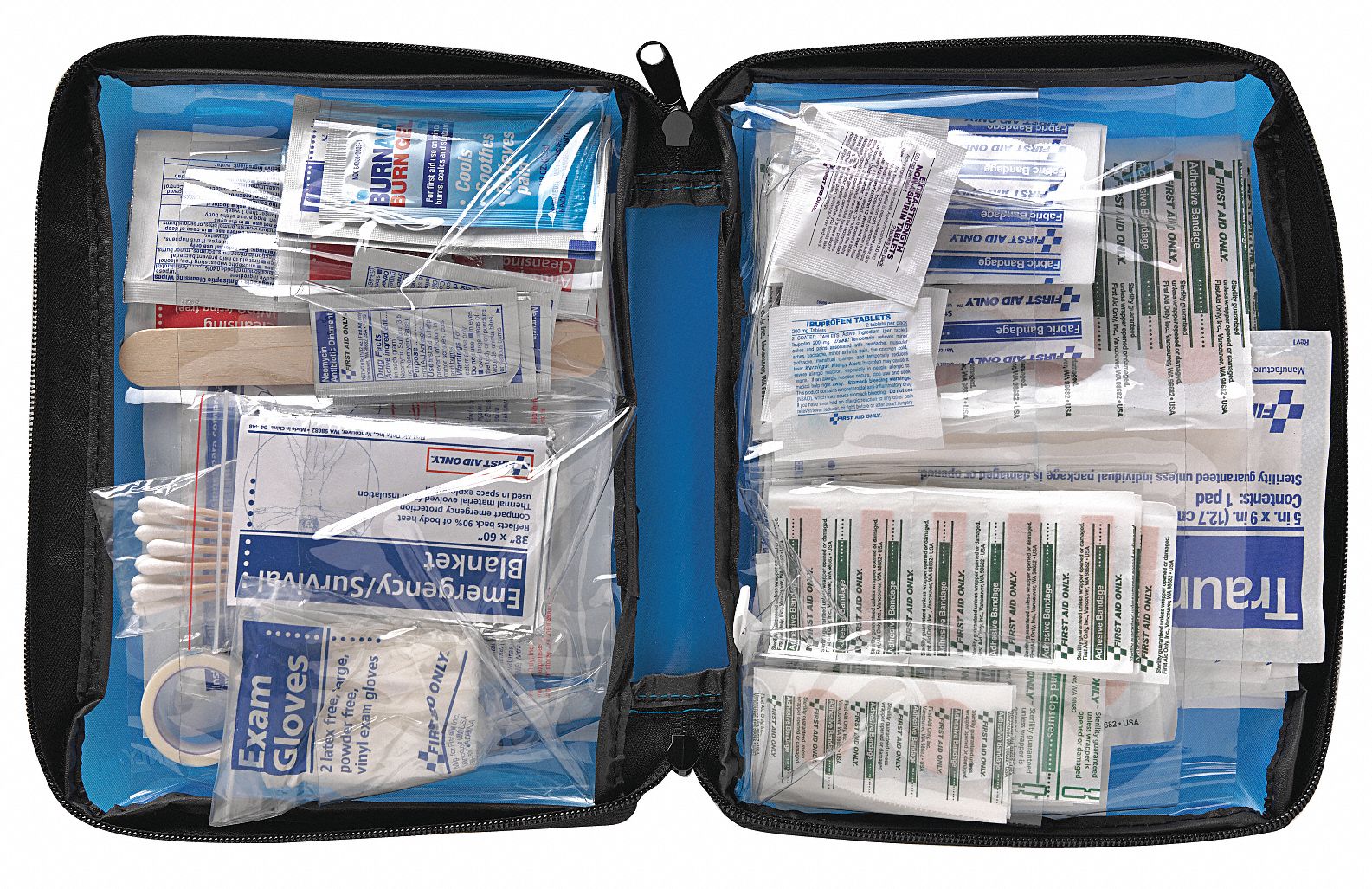 FIRST AID ONLY, Industrial, 25 People Served per Kit, First Aid Kit -  3PWR8
