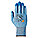 COATED GLOVES, M (8), SANDY, NITRILE, DIPPED PALM, ANSI ABRASION LEVEL 4, KNIT CUFF