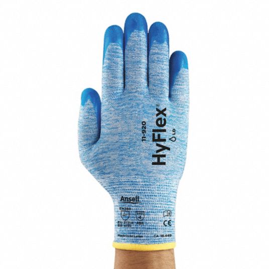 Size 2XL (11) Nitrile Coated Nylon/Nitrile Work Gloves, Men's