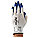 COATED GLOVES, XL (10), SMOOTH, NITRILE, DIPPED PALM, ANSI ABRASION LEVEL 4, WHITE
