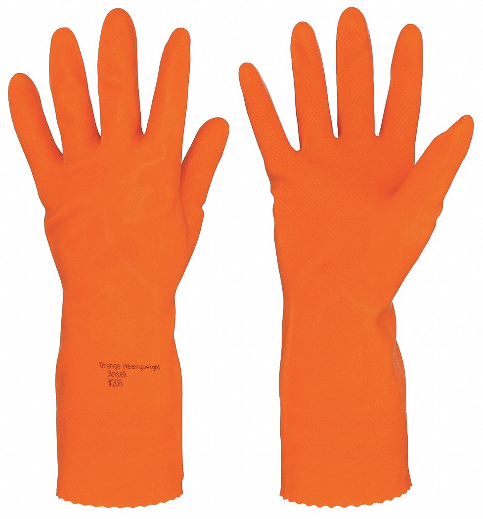 acid proof rubber hand gloves