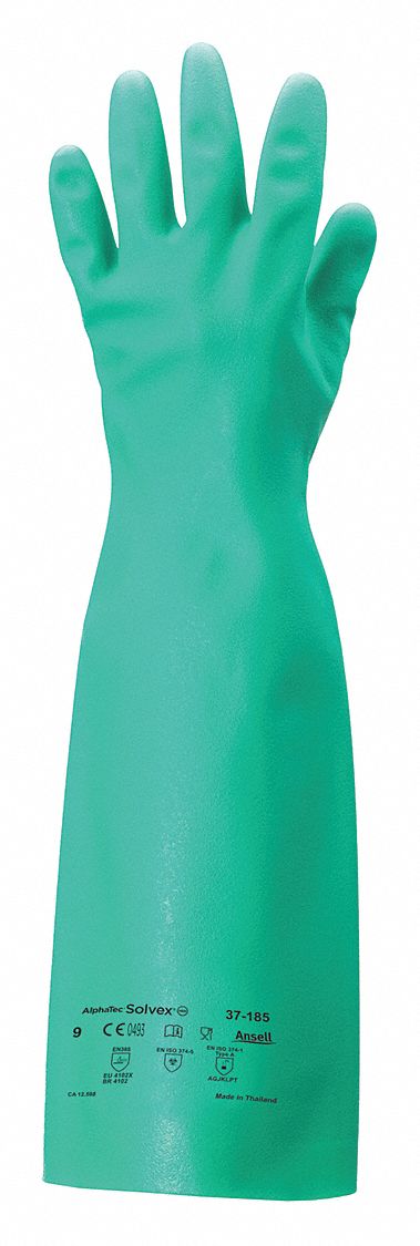 D0503 ChemResistantGloves Grn Gauntlet 11 PR