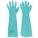 SOL-VEX CHEMICAL RESISTANT GLOVES, 22 MIL, 18 IN LENGTH, SMOOTH, SIZE 9, GREEN